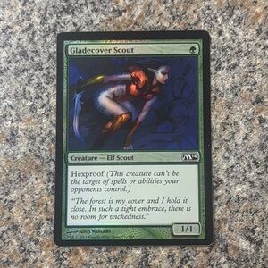 MTG Magic the Gathering Gladecover Scout FOIL